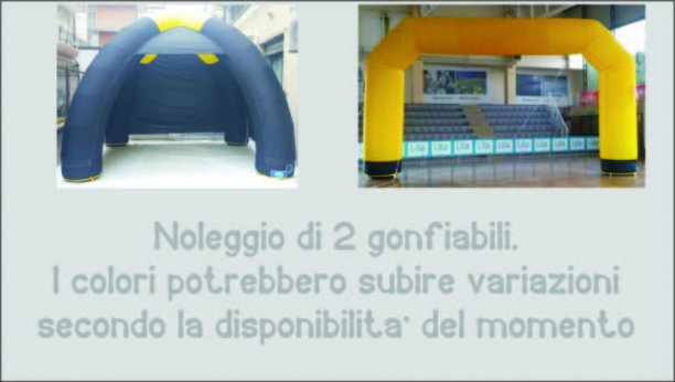 gonfiabili da scegliere per il noleggio abbinato