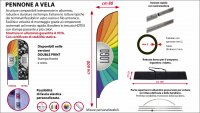pennone vela 80x600