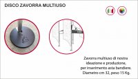 DISCO ZAVORRA MULTIUSO 15 KG