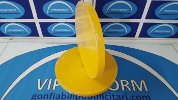 FETTUCCIA POLIESTERE MM. 25 GIALLO