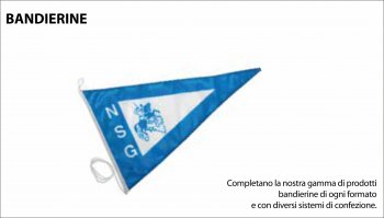 Bandierina triangolare cm. 40x20